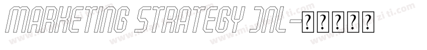marketing strategy Jnl字体转换
